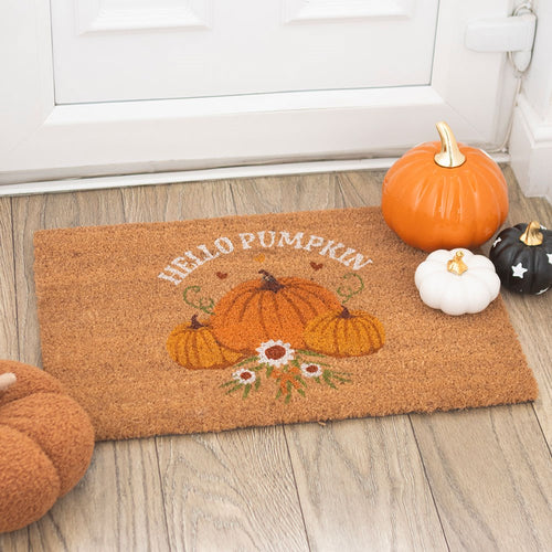 Felpudo "Hello Pumpkin"