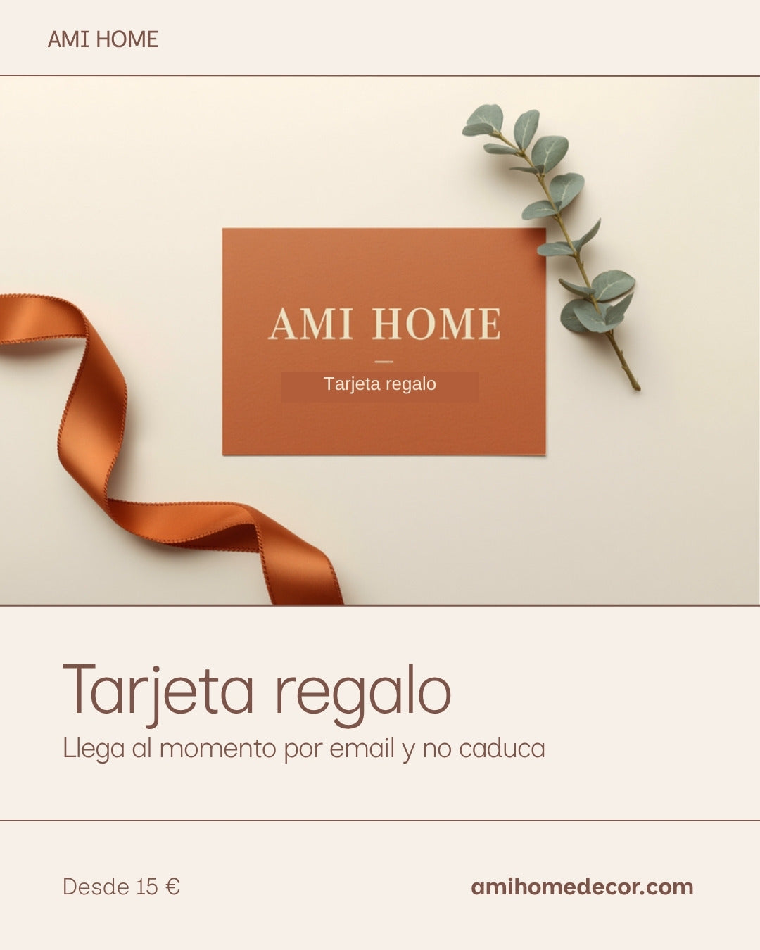 Tarjeta regalo AMI HOME