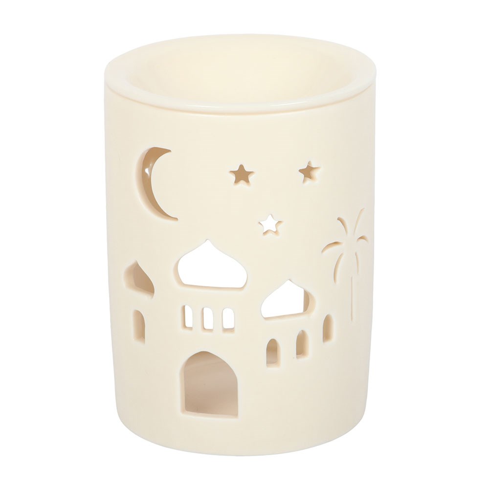 Quemador Mezquita Multiusos 4 en 1 - Difusor Aceites Incienso Bakhoor Vela Oriental