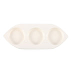 Portavelas Geométrico Triple Cerámica - Candelabro Moderno 3 Velas Tea Light