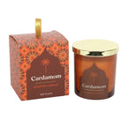 Vela Aromática Cardamomo Noches Árabes - Vela Vidrio 52h Especias Orientales