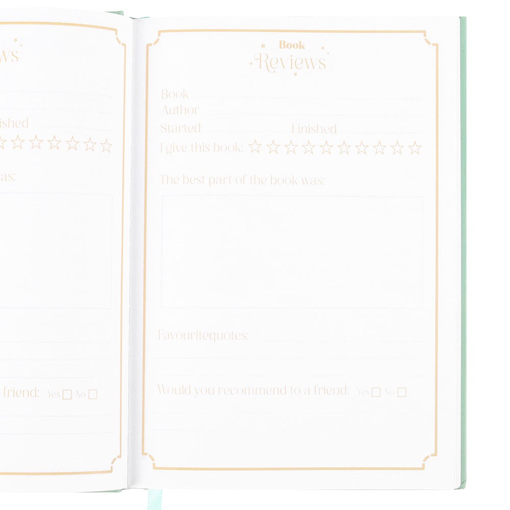 Cuaderno Diario de Lectura A5 "My Reading Journal" - 200 Páginas con Diseño de Cuento de Hadas