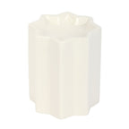 Quemador Aceites Esenciales Forma Estrella Blanca - Difusor Aromaterapia Celestial