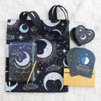 Bolsa Tote Blue Moon Luna Azul - Bolsa Reutilizable Celestial Espiritual