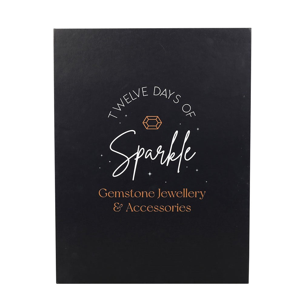 Calendario Adviento Joyería Cristal 12 Días - Set Completo Amatista Cuarzo Rosa