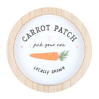 3D ROUND CARROT PATCH WALL PLAQUE