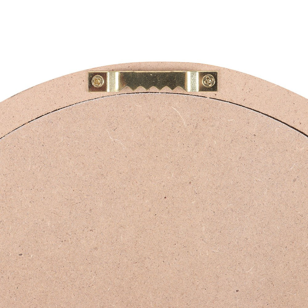 3D ROUND CARROT PATCH WALL PLAQUE