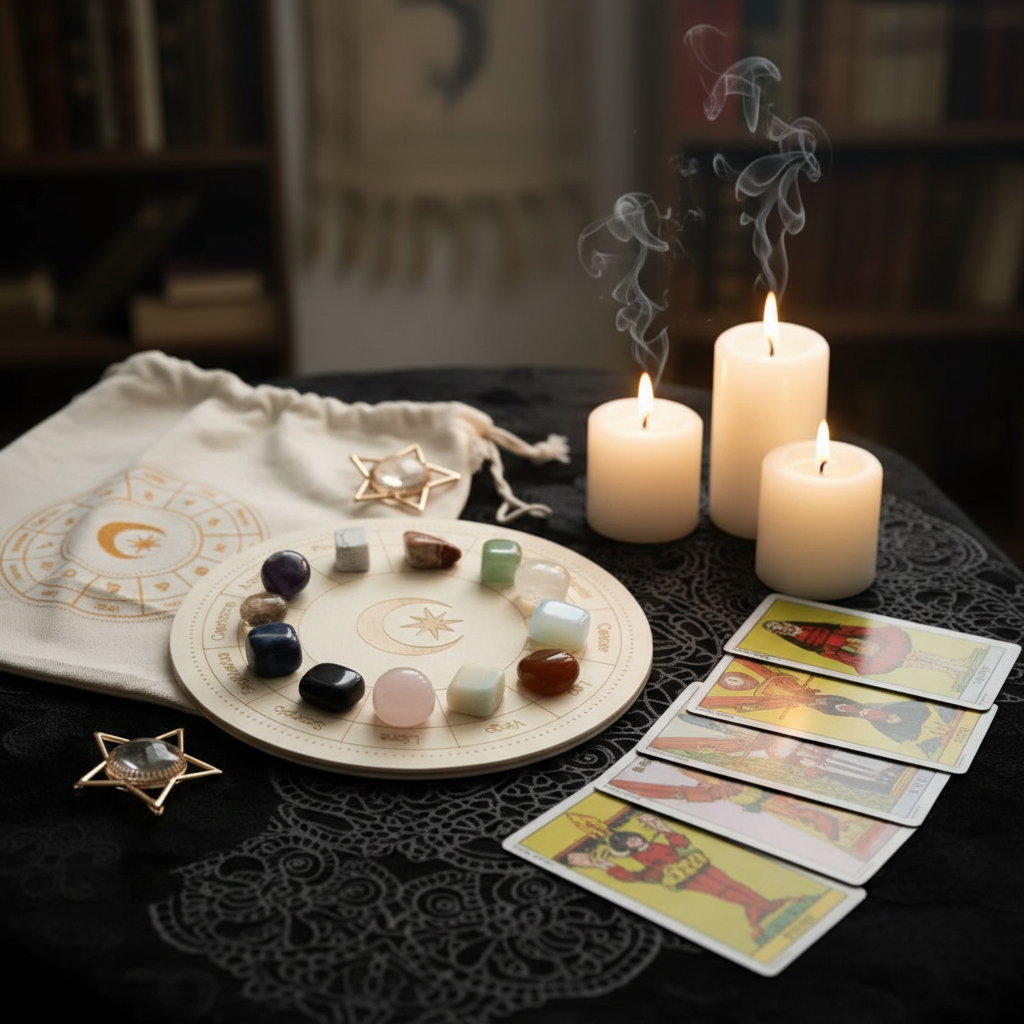 Cuadrícula Cristal Astrología Rueda Zodiacal - Rejilla Energética 12 Signos