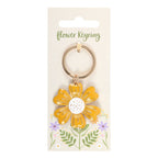 YELLOW DAISY KEYCHAIN