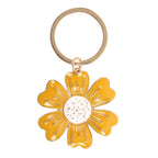 YELLOW DAISY KEYCHAIN