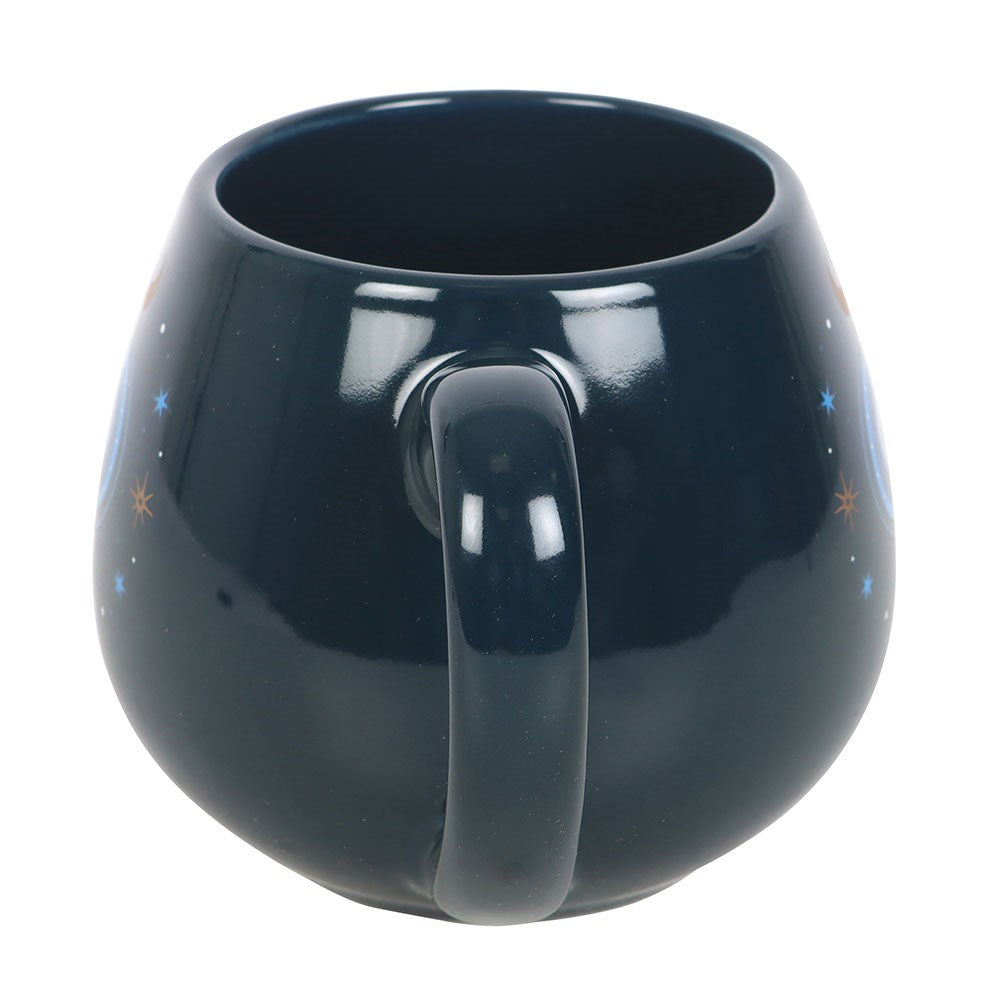 Taza "Ojo que Todo lo Ve" Azul Oscuro - Lunas y Estrellas Microondas Lavavajillas
