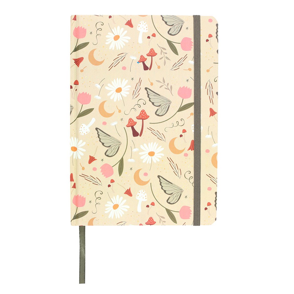 Cuaderno A5 Hadas de Jardín - Libreta 200 Páginas Estilo Fairy Folklore