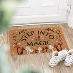 Felpudo "Step Into Magic" con Setas del Bosque - Entrada Decorativa