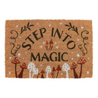 Felpudo "Step Into Magic" con Setas del Bosque - Entrada Decorativa