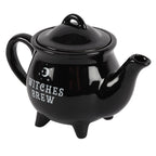 Tetera "Witches Brew" Caldero 550ml - Cerámica Negra Halloween 2 Tazas