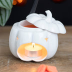 WHITE PUMPKIN OIL BURNER