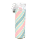 Vela Candy Bubblegum Retro 55h - Vela Rayas Aroma Chicle You Rock