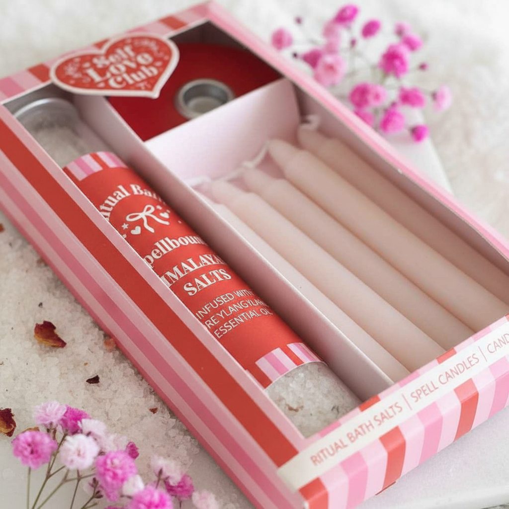 Kit de Baño Ritual "Self Love Club" - Sales y Aromas para Autocuidado