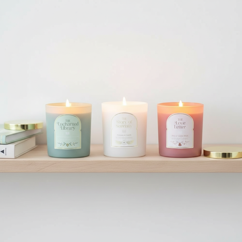 LA VELA DE ALMIZCLE DE ROSA Y VAINILLA DE CARTA DE AMOR