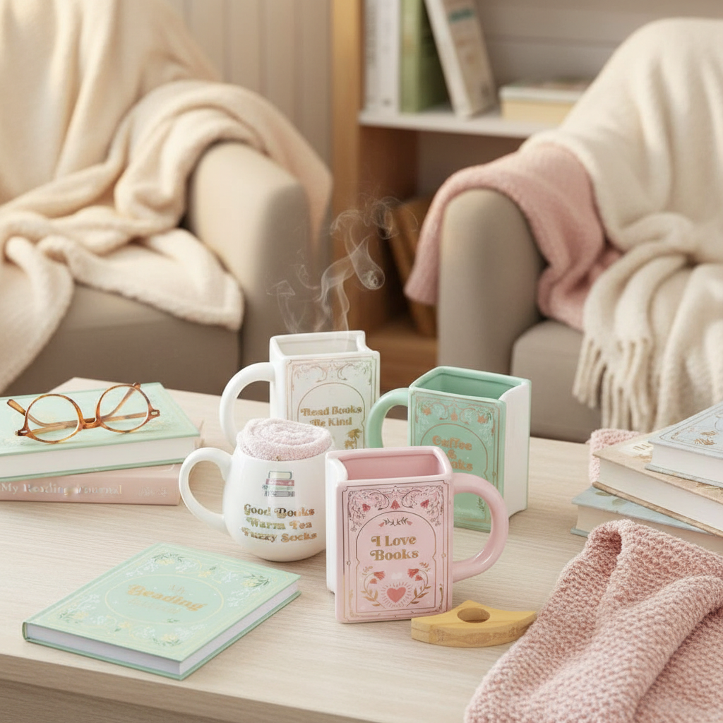 Taza Libro "Read Books Be Kind" - Taza Cerámica 450ml para Amantes de la Lectura