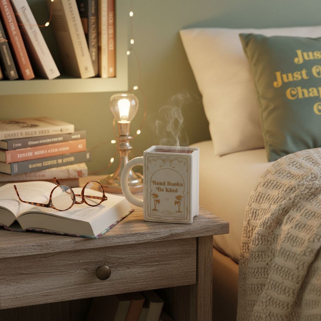 Taza Libro "Read Books Be Kind" - Taza Cerámica 450ml para Amantes de la Lectura