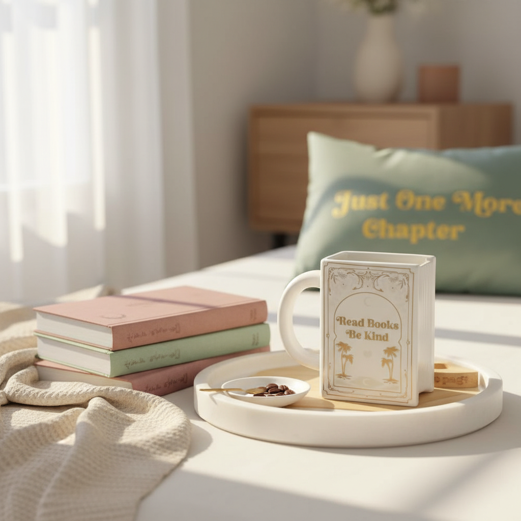 Taza Libro "Read Books Be Kind" - Taza Cerámica 450ml para Amantes de la Lectura