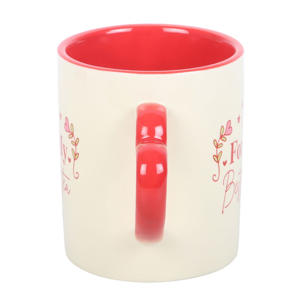 PARA MI MEJOR TAZA DE TÉ CON MANGO DE CORAZÓN