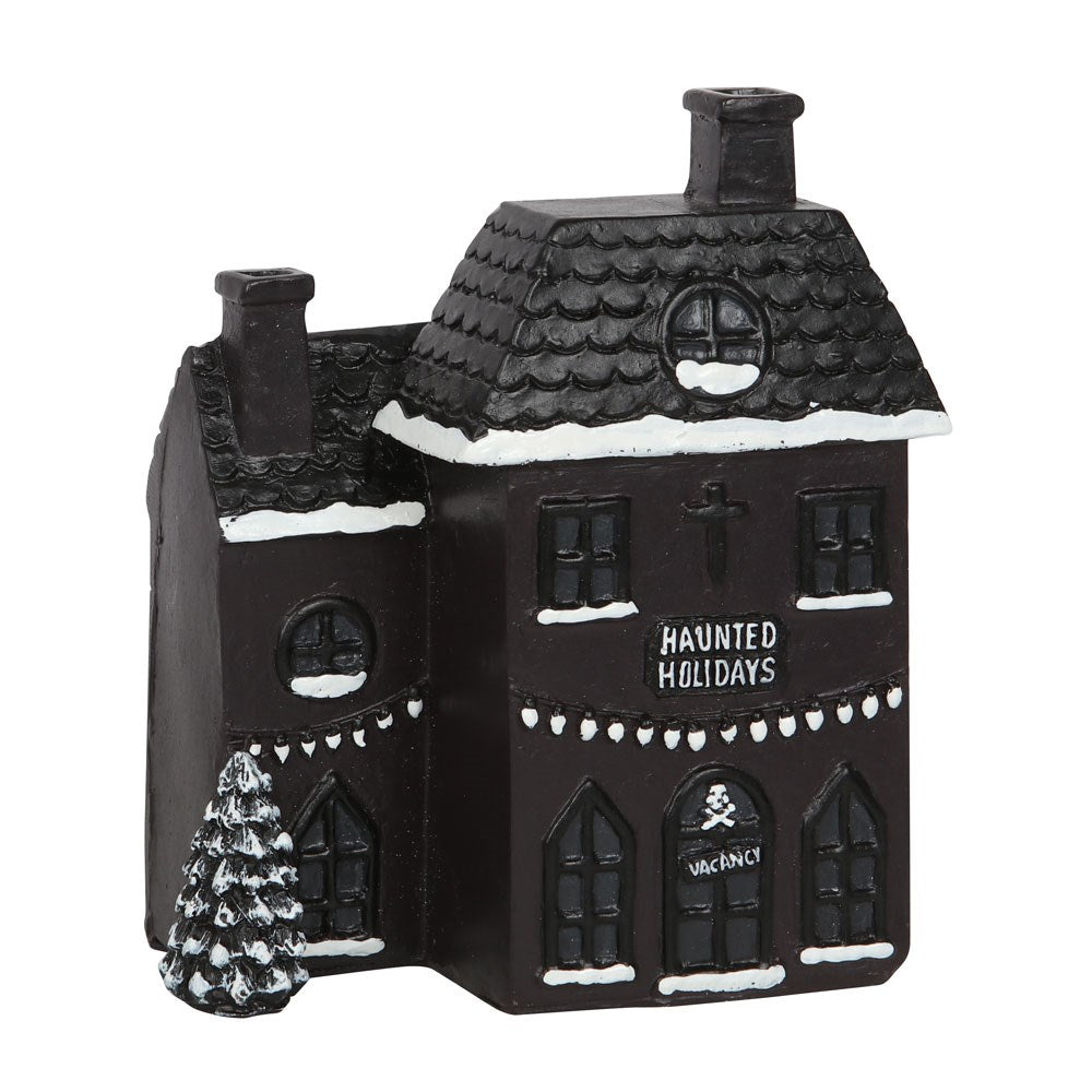 HAUNTED HOLIDAY HOUSE INCENSE CONE BURNER 
