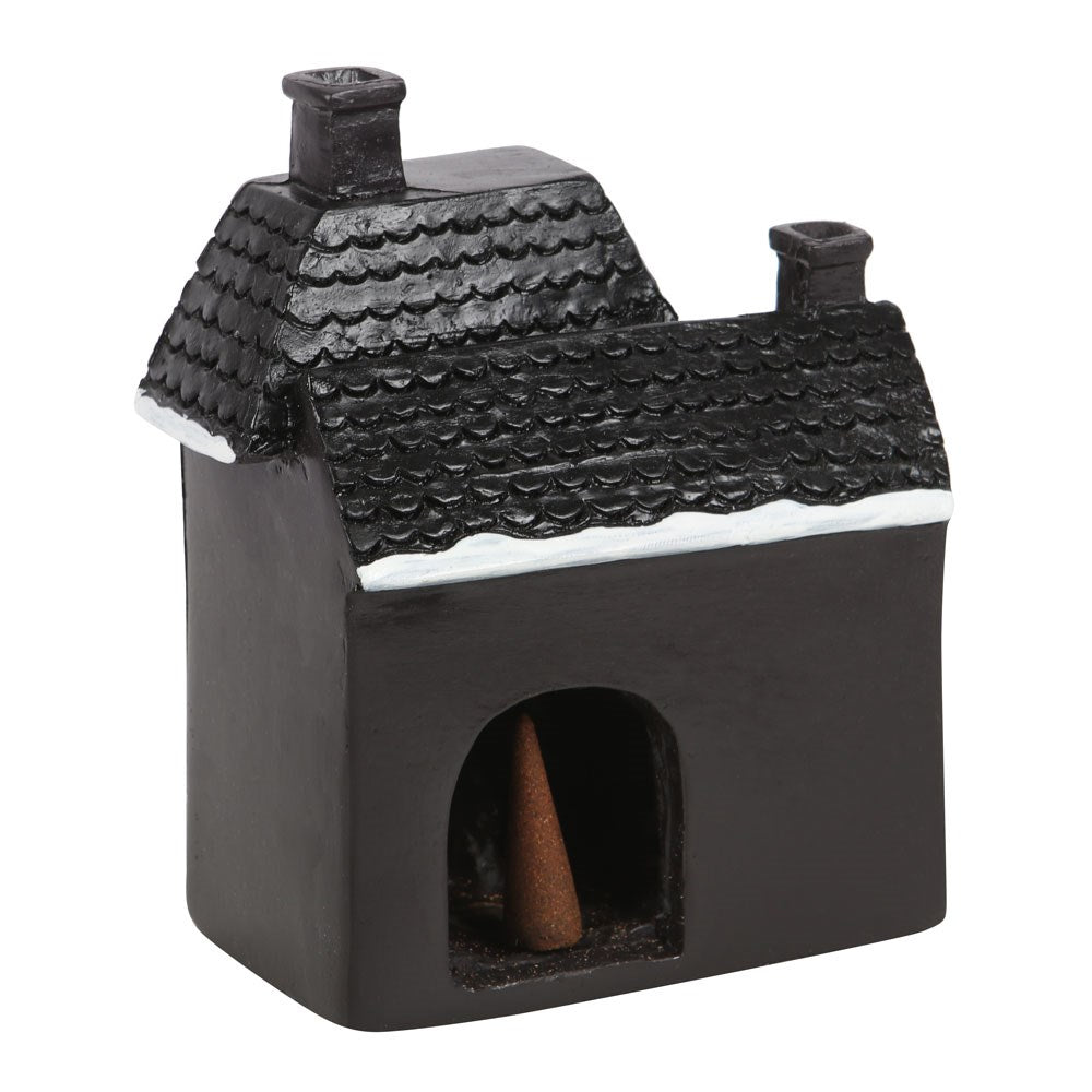 HAUNTED HOLIDAY HOUSE INCENSE CONE BURNER 