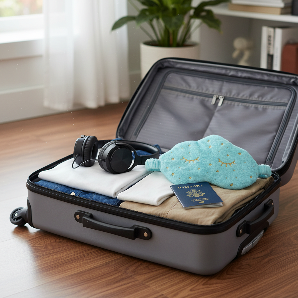 Máscara para Dormir en Forma de Nube con Pestañas - Antifaz Suave y Esponjoso