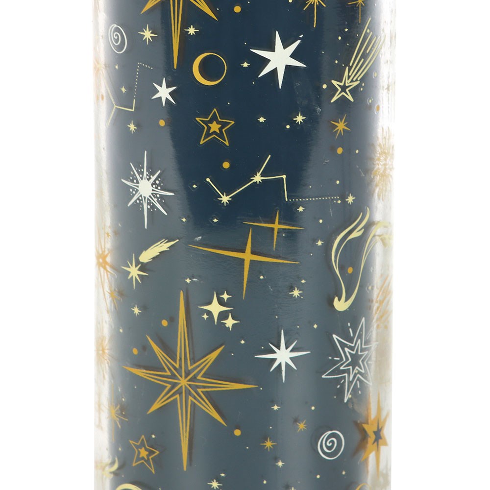 Vela de Tubo "Noche Estrellada" Canela y Mora 55h - Diseño Celestial