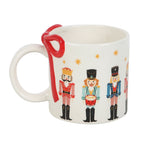 MUG WITH NUTCRACKER PRINT AND RIBBON