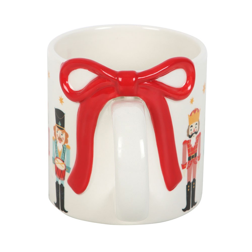 Taza Cascanueces Lazo 500ml - Taza Navidad Cerámica Decorativa Tradicional