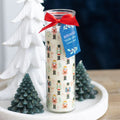 FESTIVE SPICE TUBE CANDLE WITH NUTCRACKER PRINT