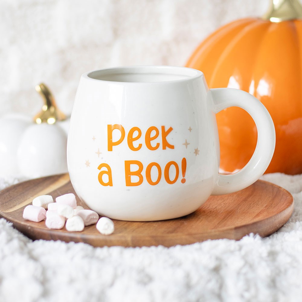 Taza "Peekaboo Ghost" 500ml - Fantasma Sorpresa Interior Halloween