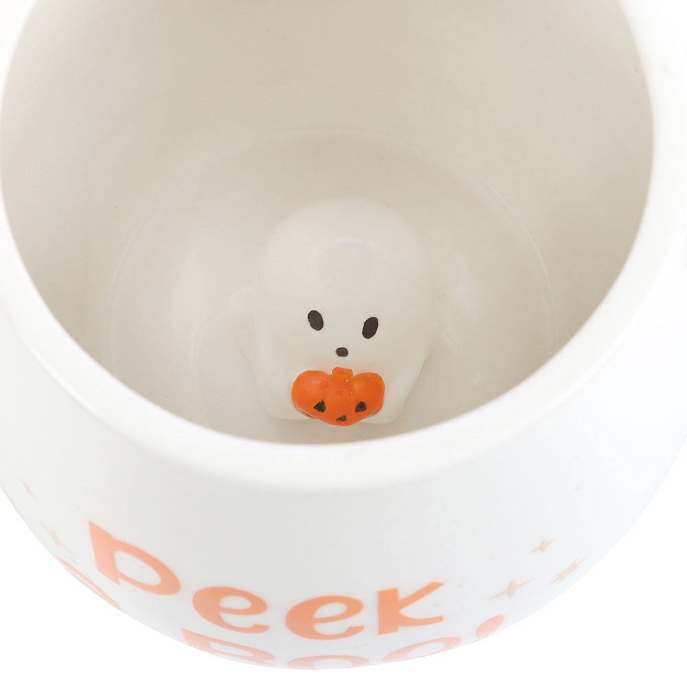 Taza "Peekaboo Ghost" 500ml - Fantasma Sorpresa Interior Halloween