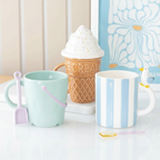 Quemador Aceites Cubo y Pala Playa Pastel - Difusor Aromaterapia Verano