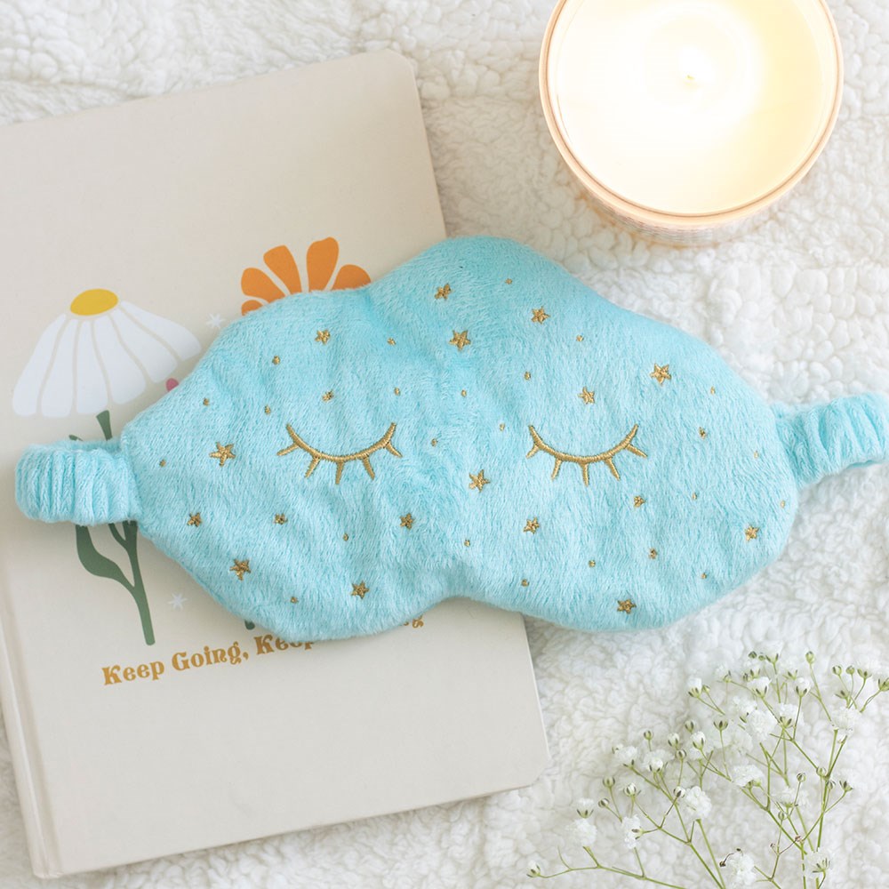 Máscara para Dormir en Forma de Nube con Pestañas - Antifaz Suave y Esponjoso