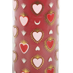 BLACK FIG TUBE CANDLE WITH SACRED HEART PRINT
