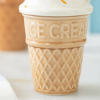 Set Salero Pimentero Helado - Set Mesa Divertido Cerámica Pastel Pier