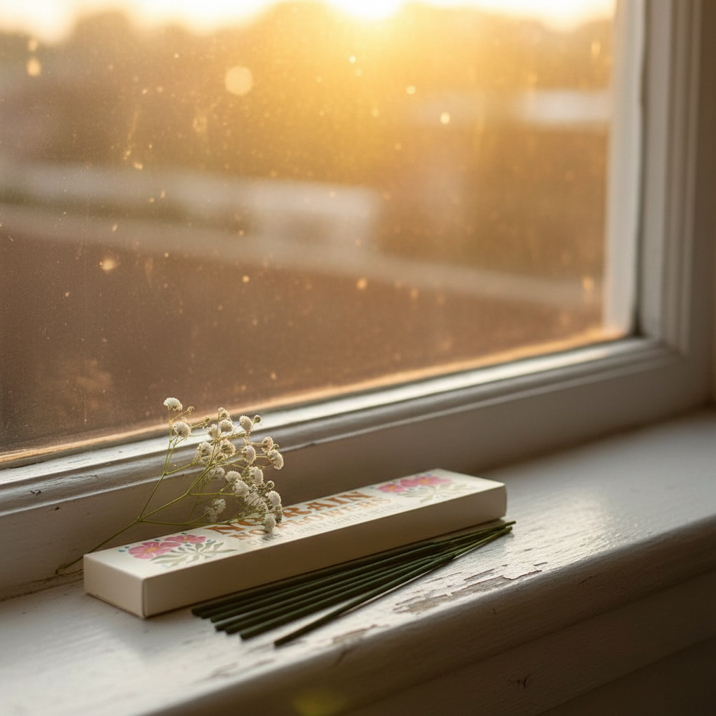 Set de 60 Varillas de Incienso Natural - 2 Aromas Estimulantes Enrollado a Mano