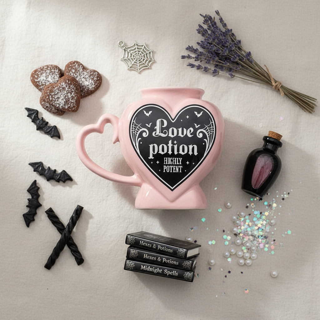 LOVE POTION SHAPED MUG