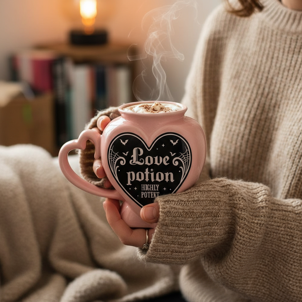 LOVE POTION SHAPED MUG