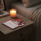 Pulsera "Todo lo que Necesitas es Amor" Corazón Rojo - Cuentas San Valentín