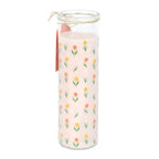 FRENCH TULIP TUBE CANDLE WITH TULIP PRINT