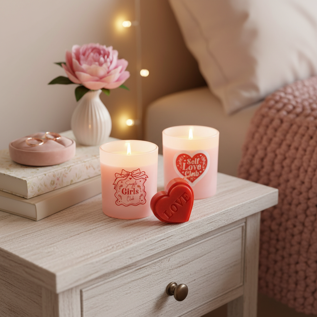 COCONUT CANDLE FROM THE SELF-LOVE CLUB