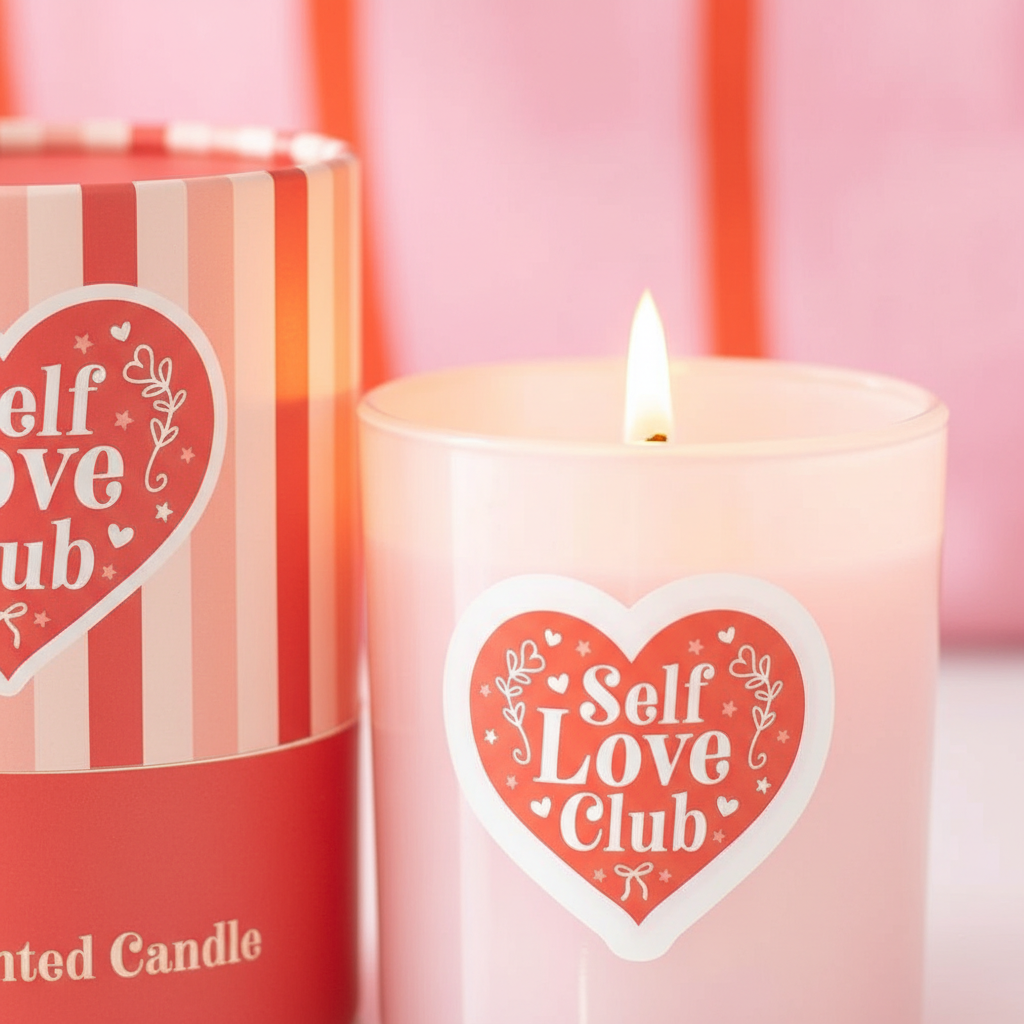 COCONUT CANDLE FROM THE SELF-LOVE CLUB