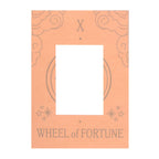 Collar Tarot "Rueda de la Fortuna" Dorado - Joya Esotérica con Tarjeta de Felicitación