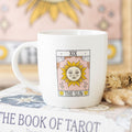 Taza Tarot "El Sol" Vintage 350ml - Taza Esotérica Microondas y Lavavajillas