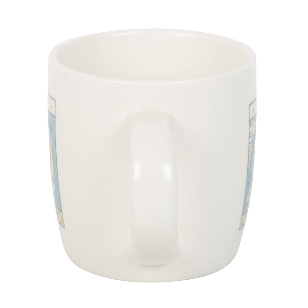 Taza Tarot "La Luna" Vintage 350ml - Taza Esotérica Microondas y Lavavajillas